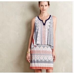 Anthropologie Maeve Davina Dress Tiered
